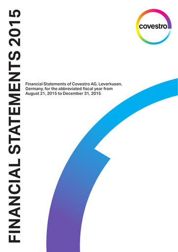 Thumbnail Covestro Financial Statement 2015