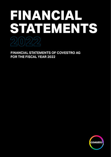 Thumbnail Covestro Financial Statement 2022