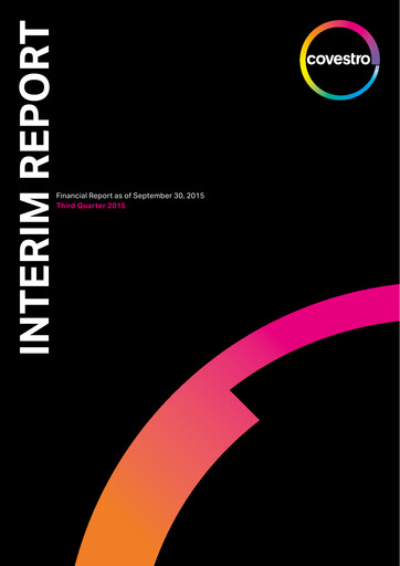 Thumbnail Covestro Quarterly Report 2015-q3