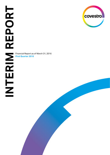 Thumbnail Covestro Quarterly Report 2016-q1