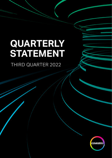 Thumbnail Covestro Quarterly Report 2022-q3