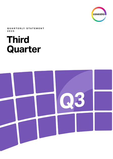 Thumbnail Covestro Quarterly Report 2025-q3
