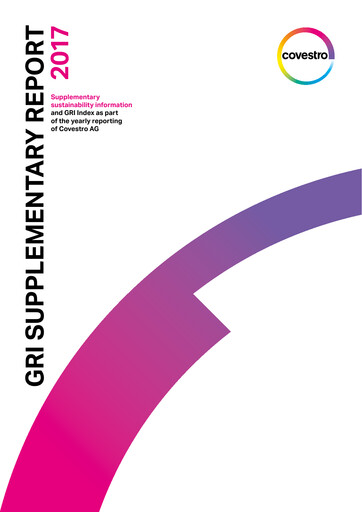 Thumbnail Covestro Sustainability Report 2017