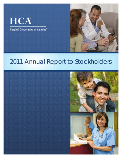 Miniature HCA Healthcare Rapport annuel 2011