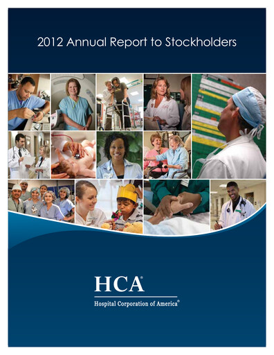 Thumbnail HCA Healthcare Annual Report 2012