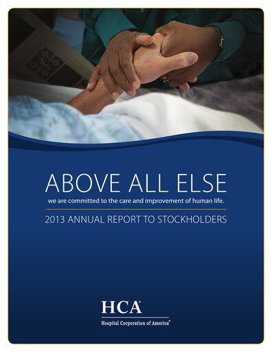 Thumbnail HCA Healthcare Annual Report 2013