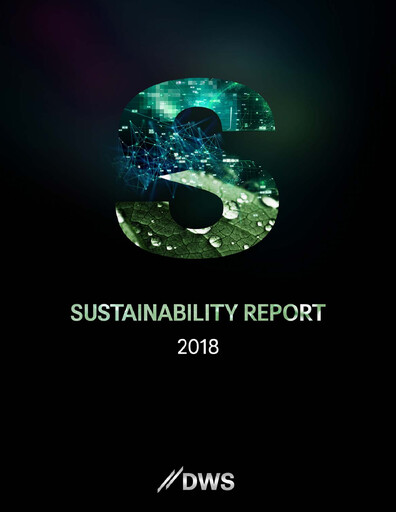 Thumbnail DWS Group
 Sustainability Report 2018