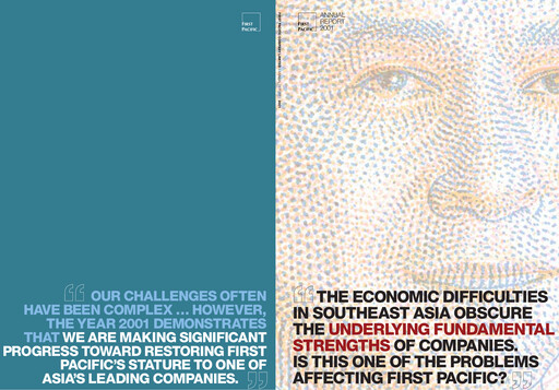 Miniature First Pacific Company  Rapport annuel 2001