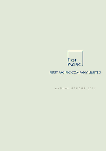 Miniature First Pacific Company  Rapport annuel 2002