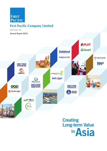 Miniature First Pacific Company  Rapport annuel 2016