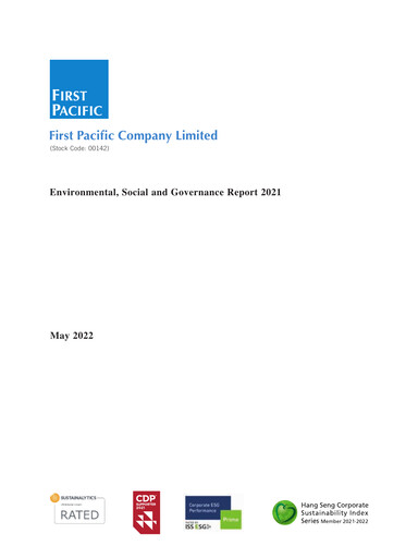 Miniature First Pacific Company  Rapport ESG 2021