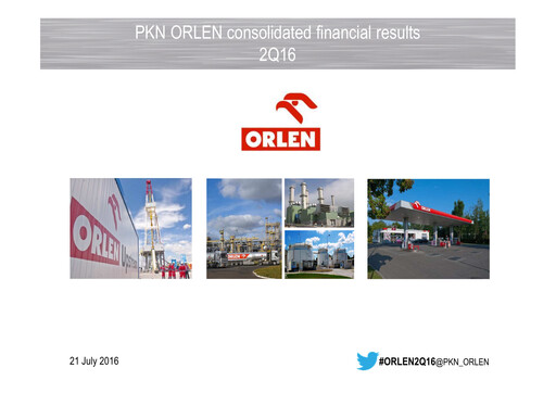 Thumbnail PKN Orlen
 Quarterly Report 2016-q2