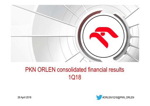 Thumbnail PKN Orlen
 Quarterly Report 2018-q1