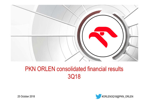 Thumbnail PKN Orlen
 Quarterly Report 2018-q3