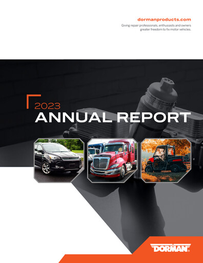 Thumbnail Dorman Products Annual Report 2023