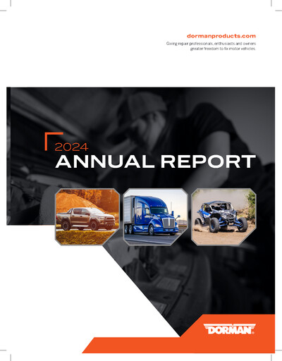 Thumbnail Dorman Products Annual Report 2024
