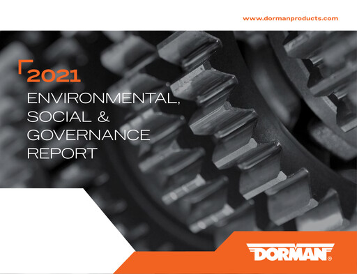 Thumbnail Dorman Products ESG Report 2021