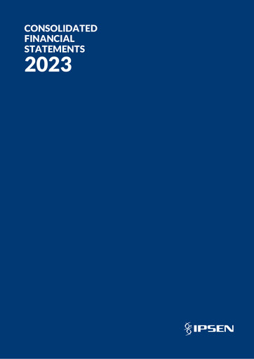 Thumbnail Ipsen Financial Statement 2023