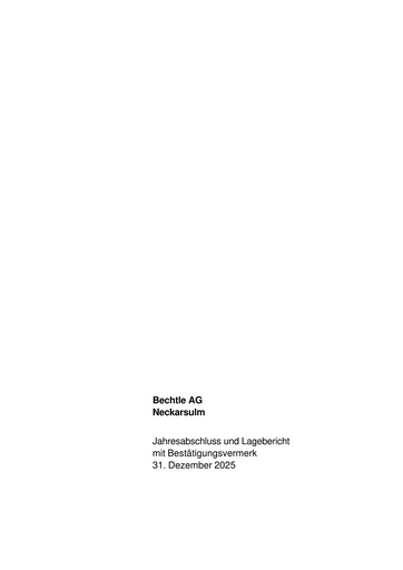 Vorschaubild Bechtle Finanzmitteilung 2025