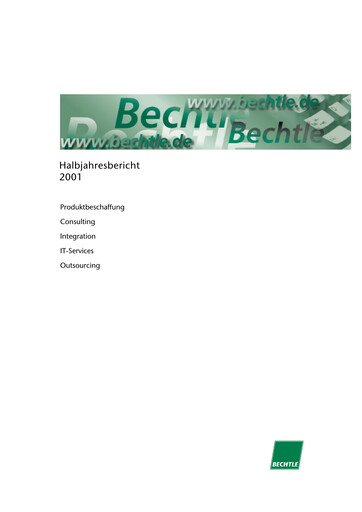 Thumbnail Bechtle Half-year Report 2001-h1