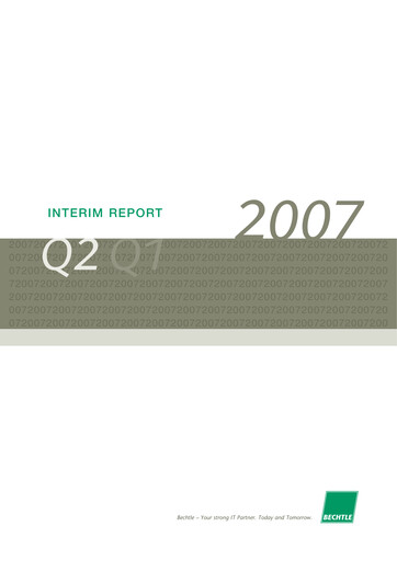 Thumbnail Bechtle Half-year Report 2007-h1