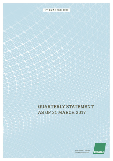 Thumbnail Bechtle Quarterly Report 2017-q1