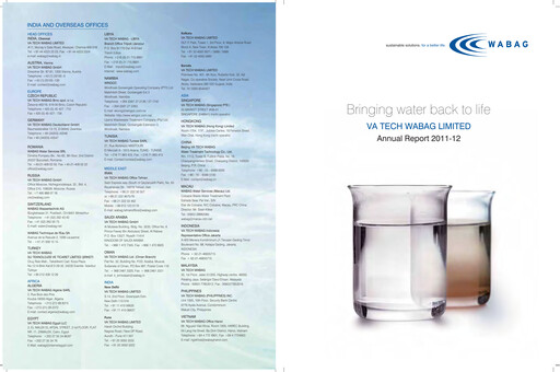 Thumbnail VA Tech Wabag
 Annual Report 2011-2012