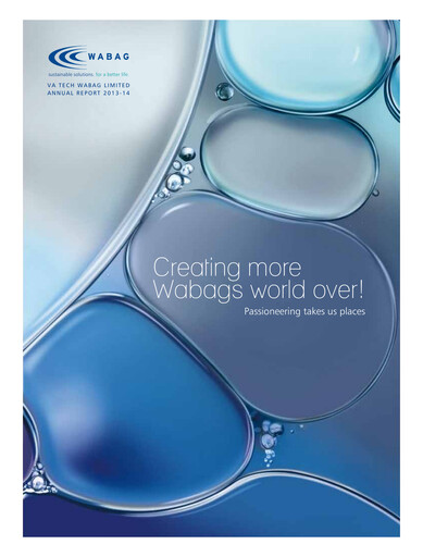 Thumbnail VA Tech Wabag
 Annual Report 2013-2014