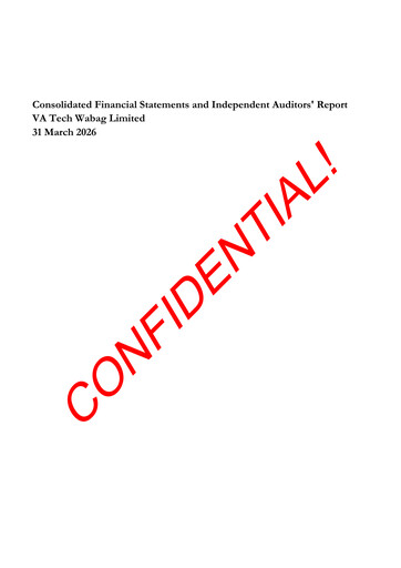 Thumbnail VA Tech Wabag
 Financial Statement 2025-2026