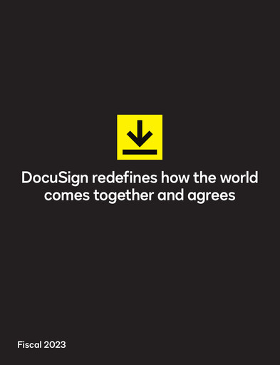 Thumbnail DocuSign Annual Report 2023