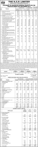 Thumbnail KCP Limited Quarterly Report 2012-q2