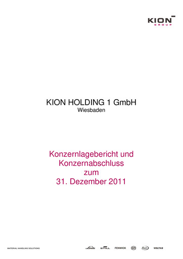 Thumbnail KION Group Annual Report 2011