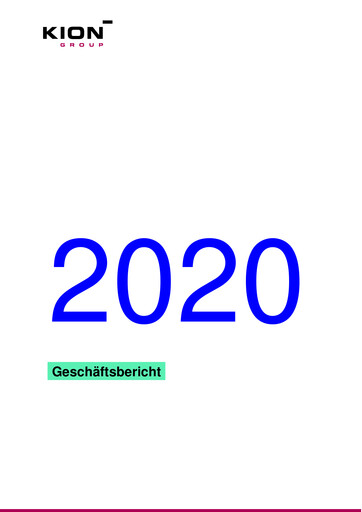 Thumbnail KION Group Annual Report 2020