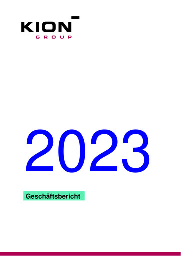 Thumbnail KION Group Annual Report 2023