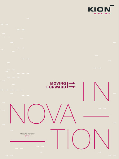Thumbnail KION Group Annual Report 2015