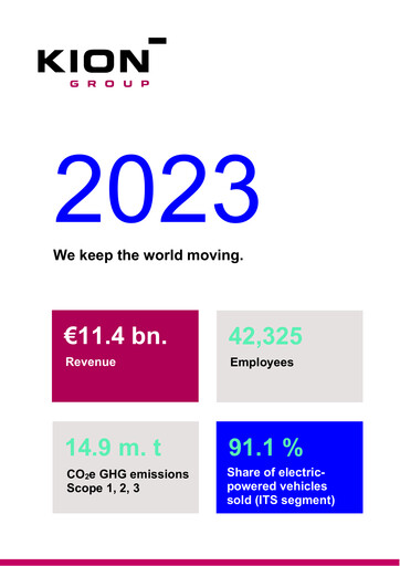 Thumbnail KION Group ESG Report 2023