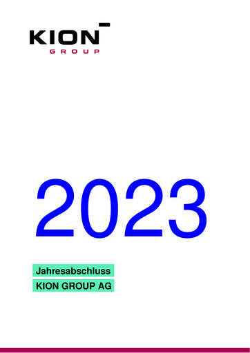 Thumbnail KION Group Financial Statement 2023