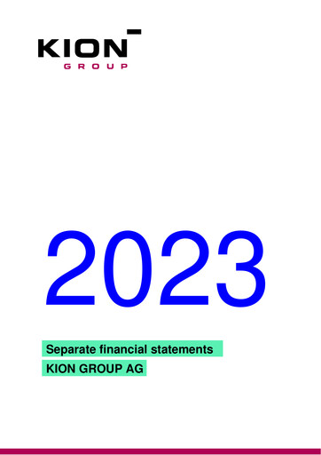 Miniature KION Group Bilan financier 2023