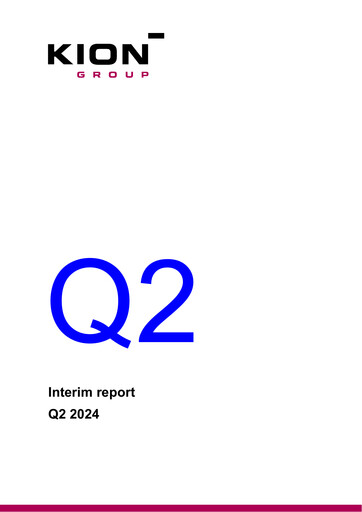 Thumbnail KION Group Half-year Report 2024-h1