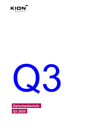 Thumbnail KION Group Quarterly Report 2020-q3