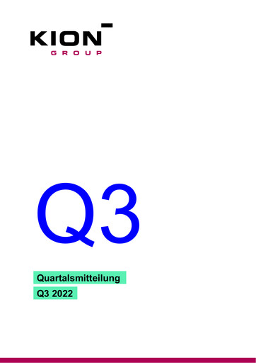 Thumbnail KION Group Quarterly Report 2022-q3