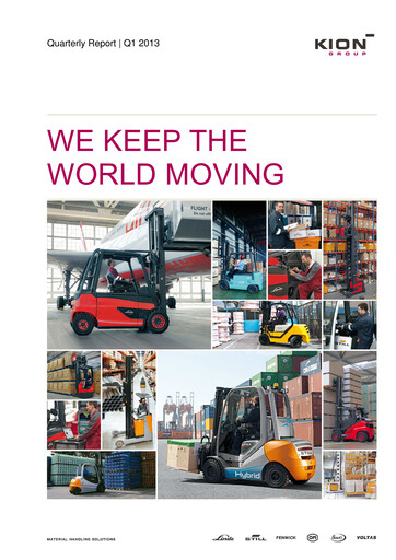 Thumbnail KION Group Quarterly Report 2013-q1