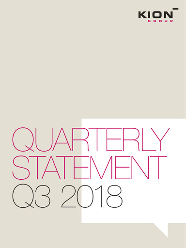 Thumbnail KION Group Quarterly Report 2018-q3