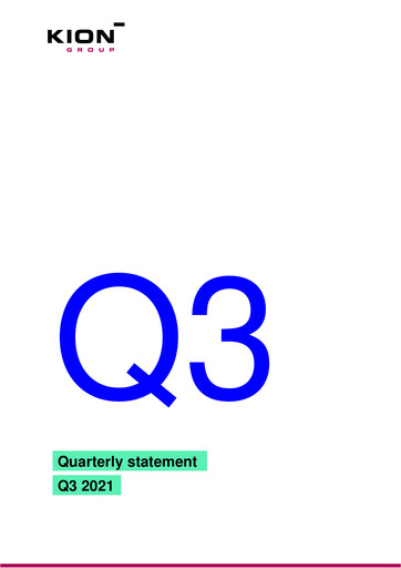Thumbnail KION Group Quarterly Report 2021-q3