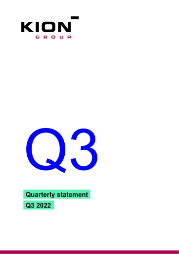 Thumbnail KION Group Quarterly Report 2022-q3