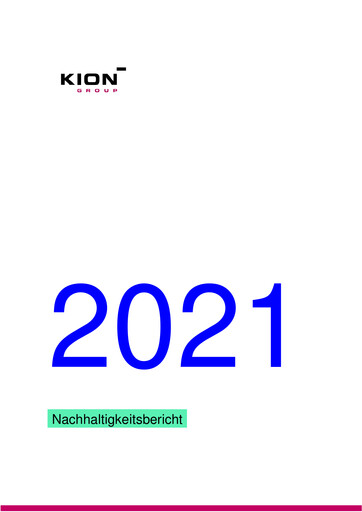 Thumbnail KION Group Sustainability Report 2021