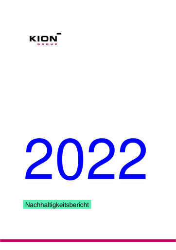 Thumbnail KION Group Sustainability Report 2022