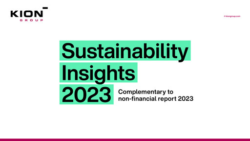 Thumbnail KION Group Sustainability Report 2023