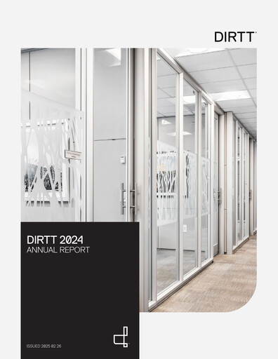 Miniature DIRTT Environmental Solutions Rapport annuel 2024