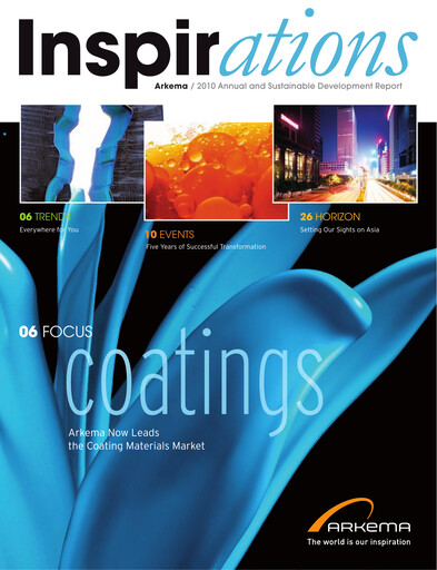 Thumbnail Arkema Sustainability Report 2010